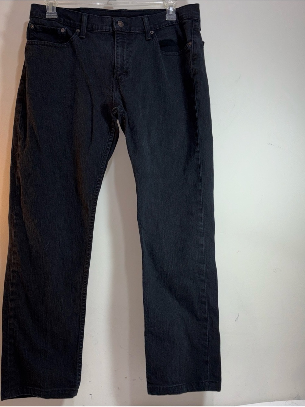 Levi's Black Denim Jeans with Leather Patch Mens. J-14